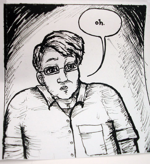 Comic panel five by Jessamyn