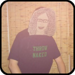 A Cardboard Woman Playing Pinball