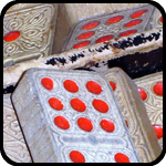 Ancient dominos in the cool, original box - and item in bARTer Sauce