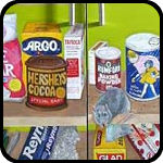 trompe L'oeil 7' pantry doors by Kelly Lyles trompe L'oeil 7' pantry doors by Kelly Lyles