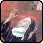 Fire Breathing Nun Painting