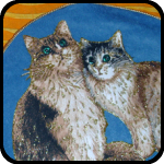 Cat Pillow Cover Glitter Cat Pillow Cover