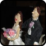 Handmade Cake Toppers That Look Nothing Like The Bride or Groom
