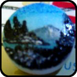 Landscape Painted on a Pill Landscape Painted on a Pill