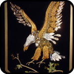Glittery Eagle Named Lord Bratnose Glittery Eagle Named Lord Bratnose