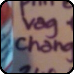 Matchbook that says, "Phil eats vag for change." Matchbook that says, "Phil eats vag for change."