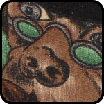 Close-up of Patrick's 'Dog's Playing Poker' shirt. I'm jealous. Close-up of Patrick's 'Dog's Playing Poker' shirt. I'm jealous.