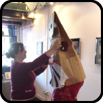 Single Parent Paper Bag Skeleton Puppet Costume Single Parent Paper Bag Skeleton Puppet Costume