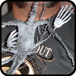 Gary holding Robotic Bug trade Gary holding Robotic Bug trade