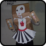 Single Parent Paper Bag Skeleton Puppet Costume Single Parent Paper Bag Skeleton Puppet Costume
